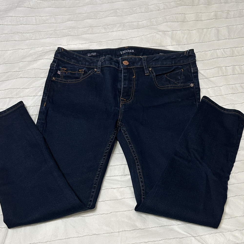 Vigoss Women's Dark Blue Skinny Jeans Waist: 28